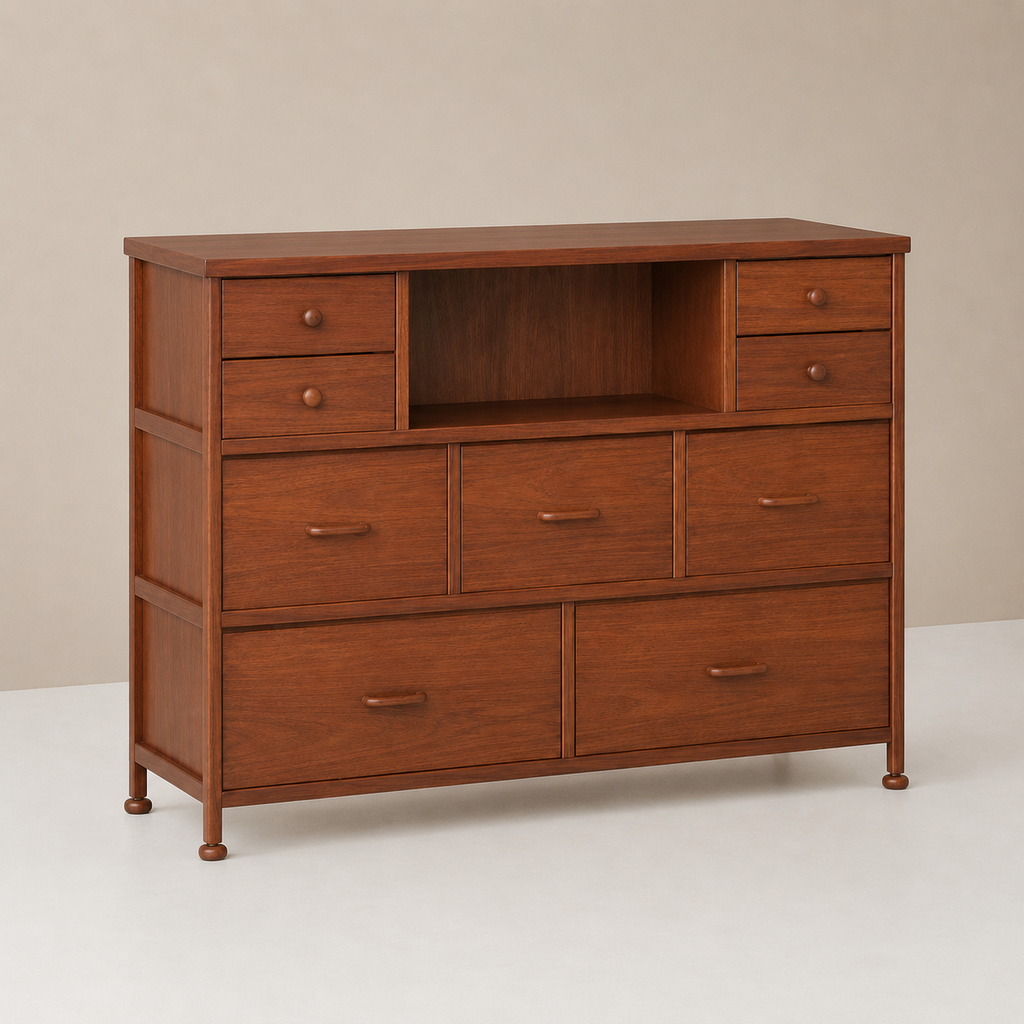 GIKPAL 9-Drawer Dresser TV Stand