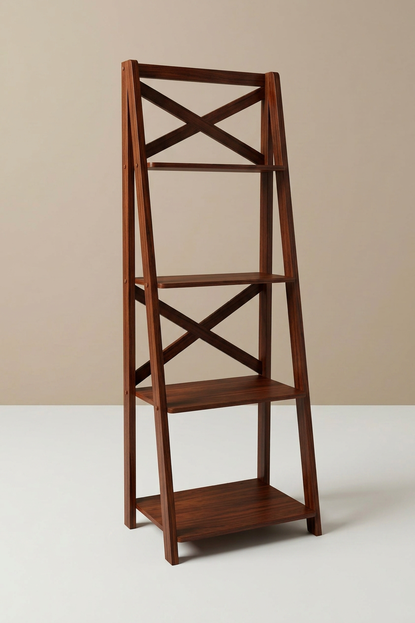 Costway 4-Tier Ladder Bookshelf