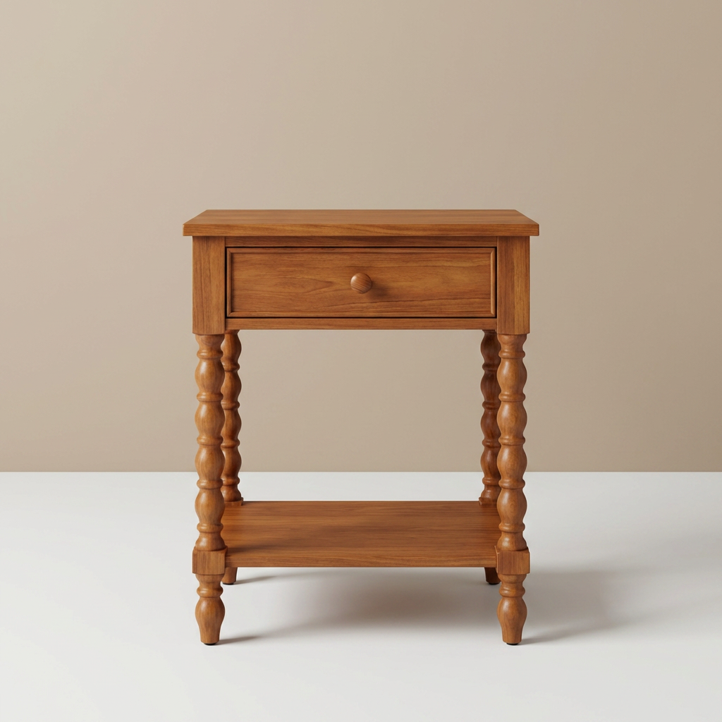The Pioneer Woman Harper Spindle Nightstand with USB Charging