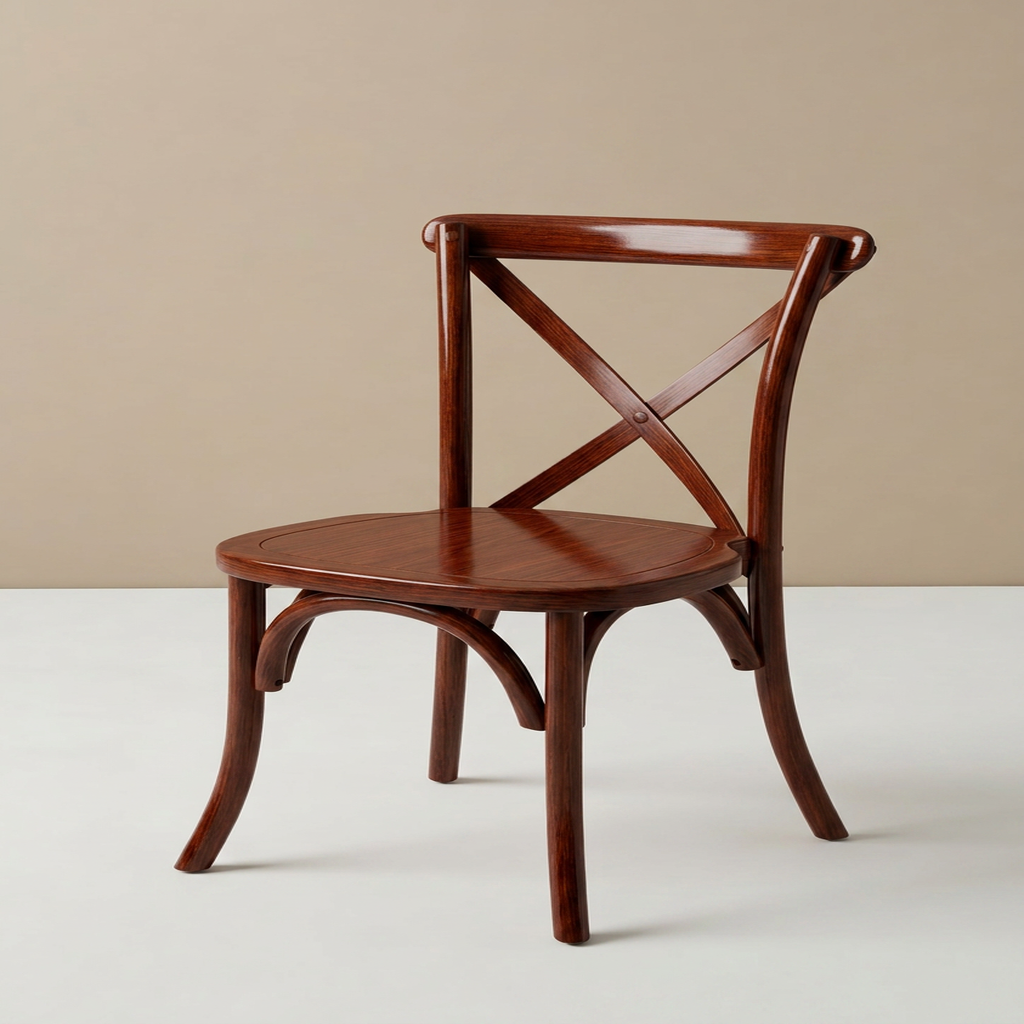 CSP Marian Fruitwood Crossback Dining Chair