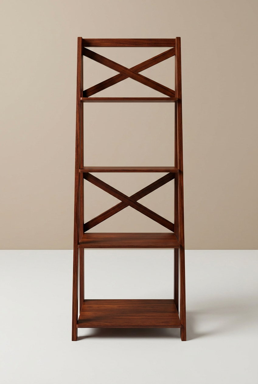 Costway 4-Tier Ladder Bookshelf