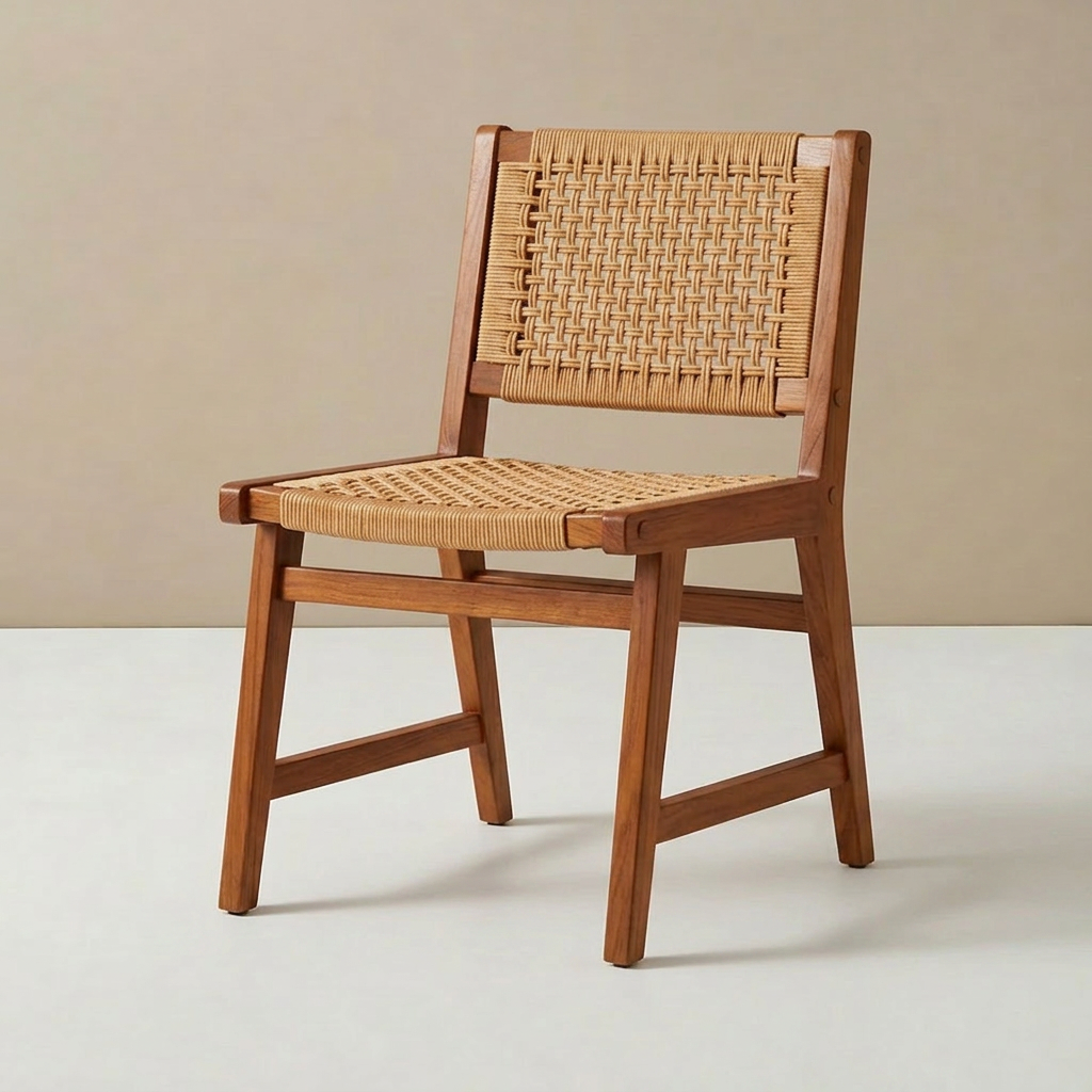 Better Homes & Gardens Vista Woven Coastal Dining Chairs (Set of 2)