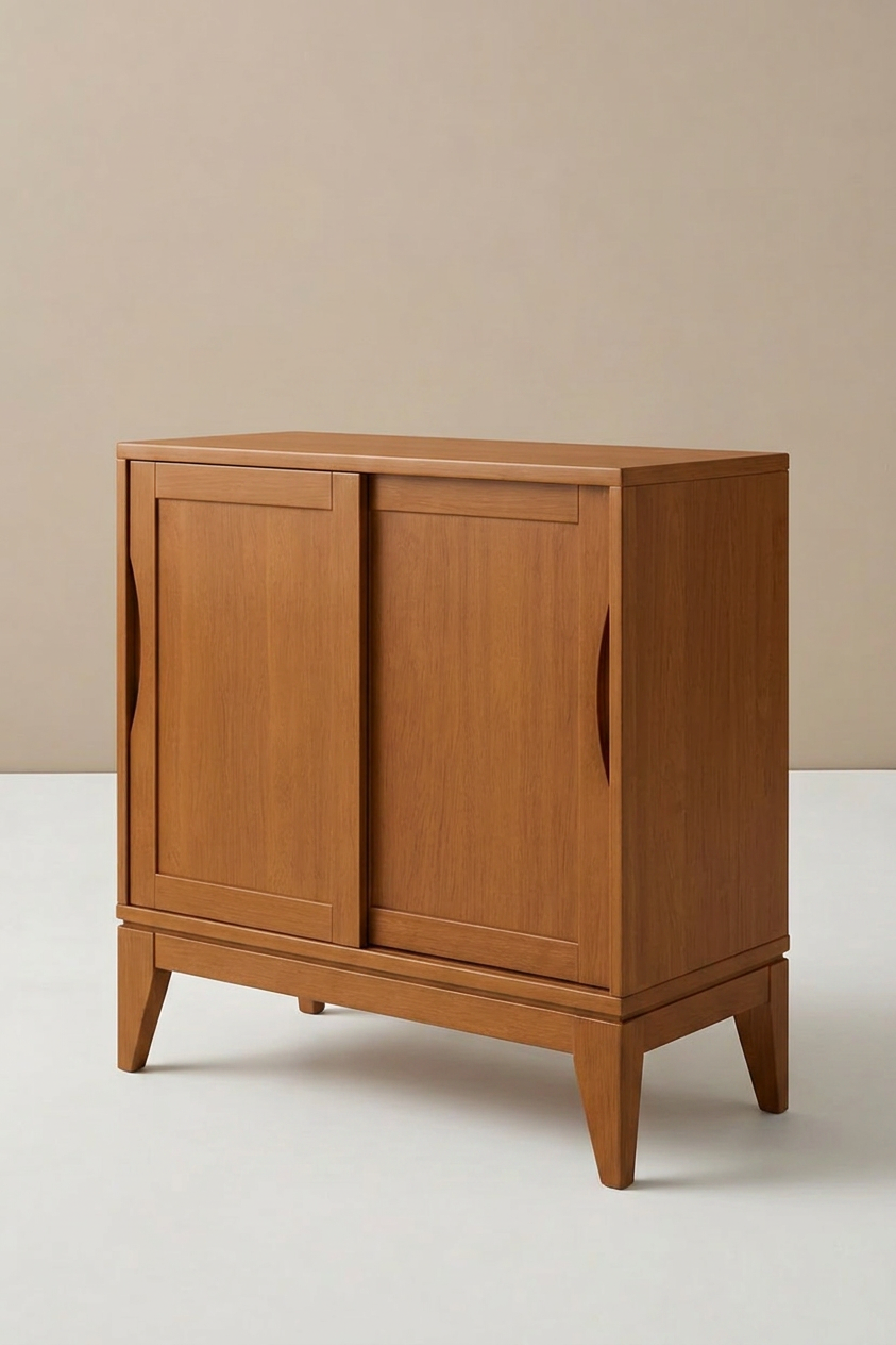 Harper 30" Mid-Century Modern Storage Cabinet