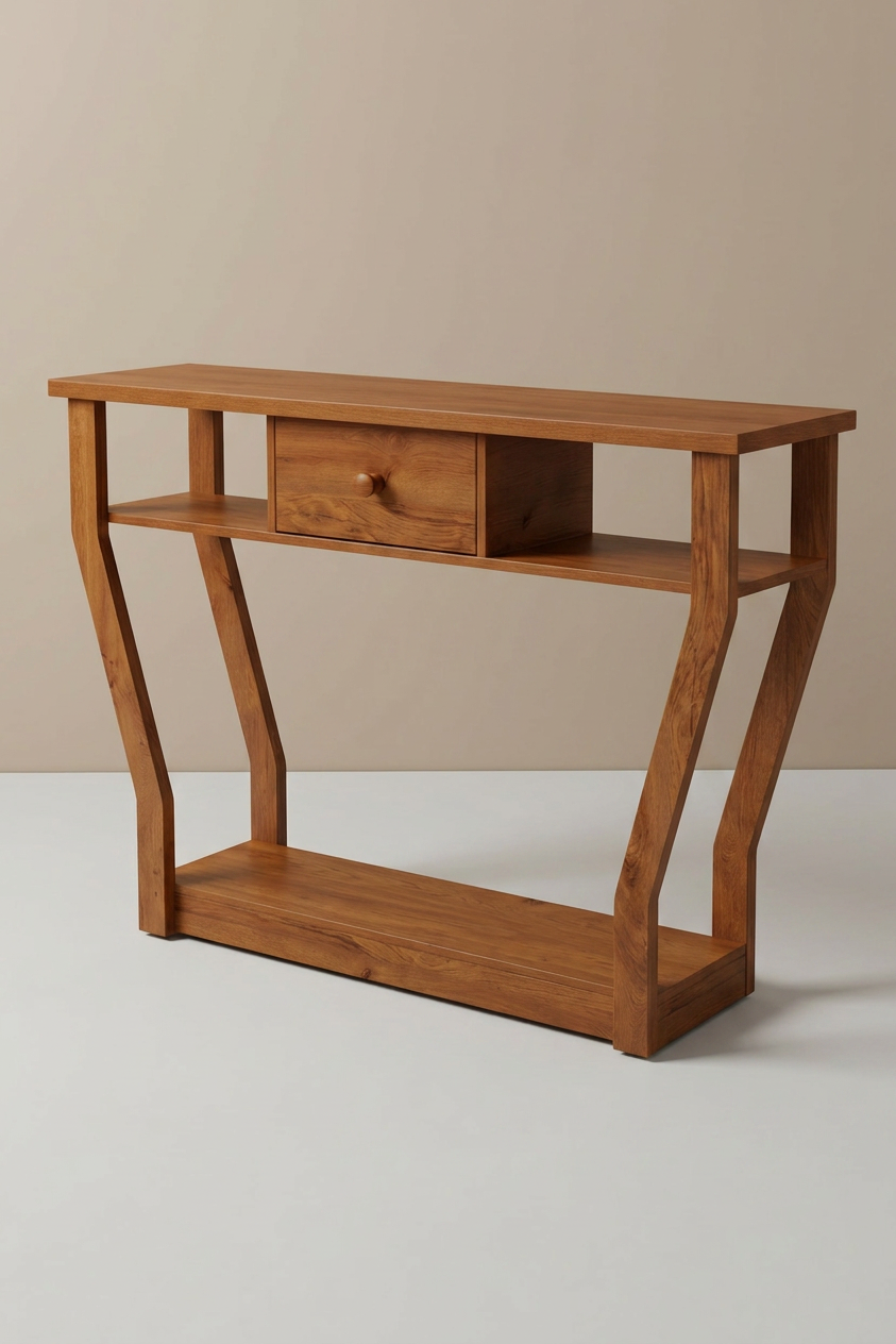 Costway Modern Sofa Accent Table with Drawer