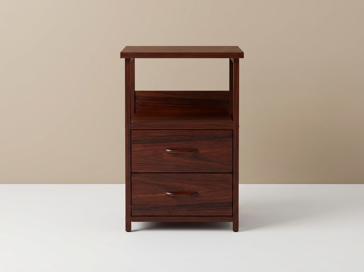 Fairy 2-Drawer Nightstand with Charging Station