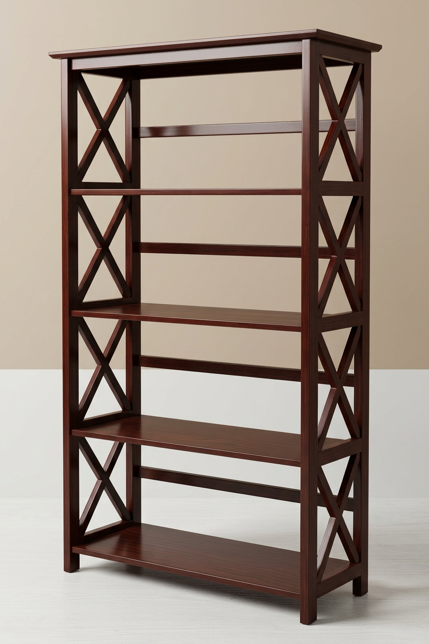 Casual Home Montego 5-Shelf Bookcase