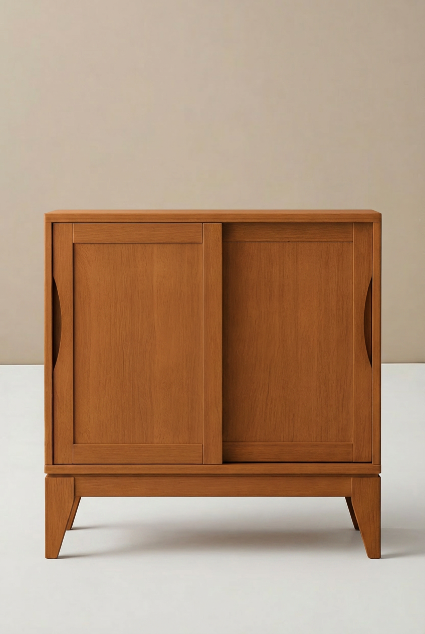 Harper 30" Mid-Century Modern Storage Cabinet