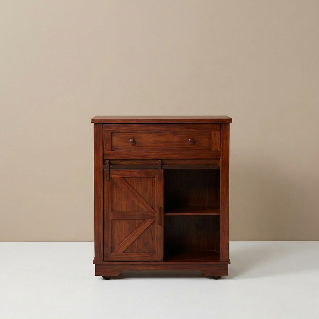 JINSEED Bar Cabinet with Drawer