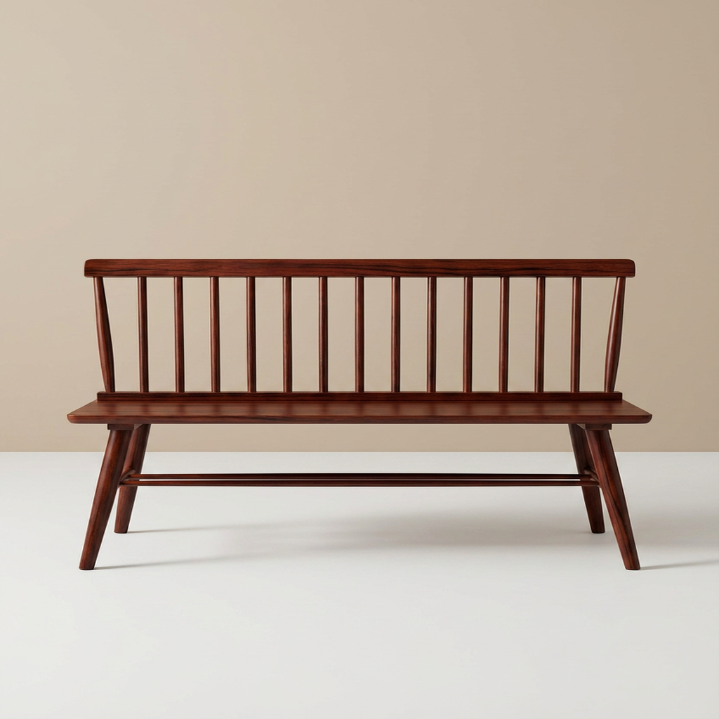 Duhome Farmhouse Spindle Back Entryway Bench