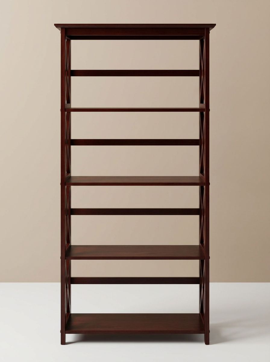 Casual Home Montego 5-Shelf Bookcase