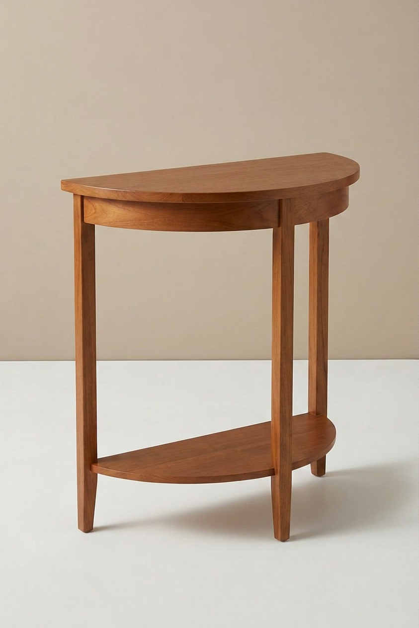ACME Justino Half Moon Console Table